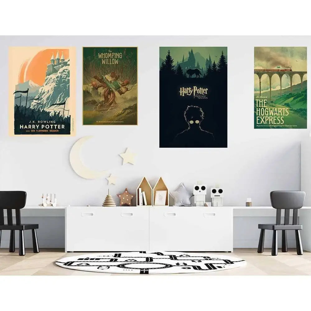 Tableau Harry Pother Book Collection - Montableaudeco