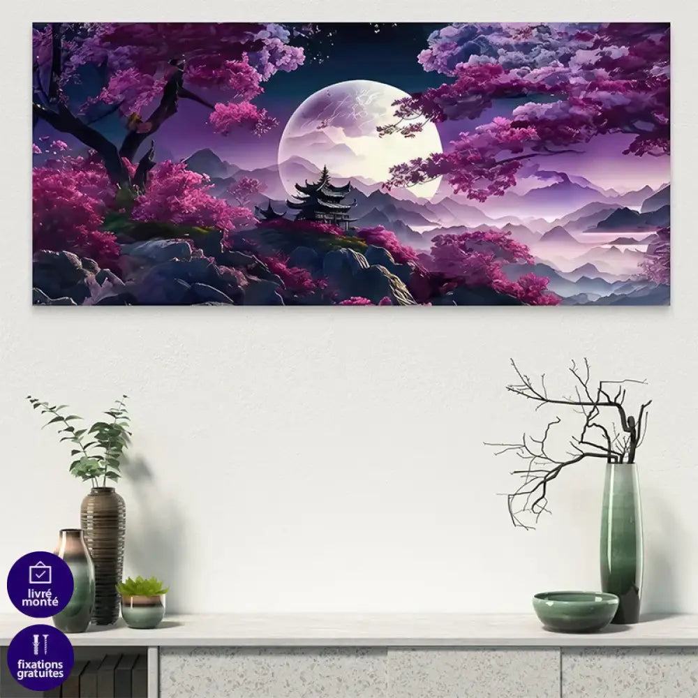 Impression haute définition d’un tableau japonais poétique