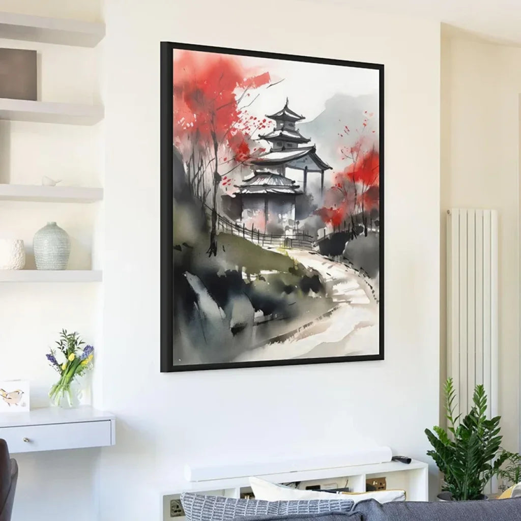 Tableau Japonais Tranquillité d’Automne Tableau Japonais