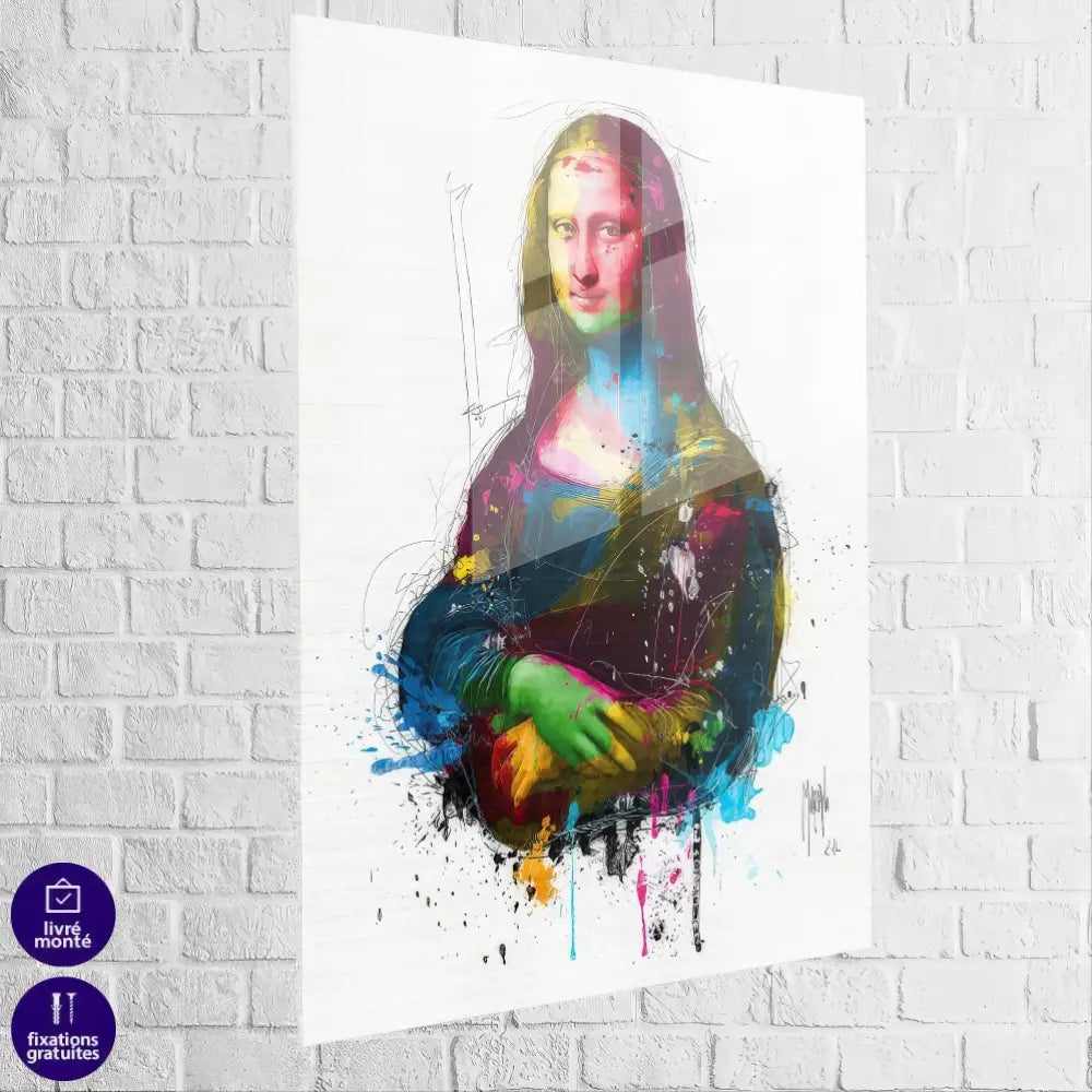 Tableau Joconde Street Colors 40x60cm / Plexiglas Tableau Moderne