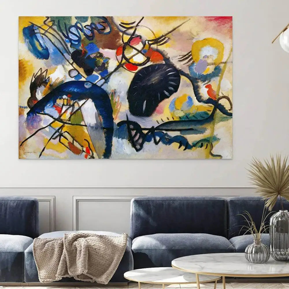 Tableau Kandisky | Black Spot | Les Promos et Livraison Gratuite a