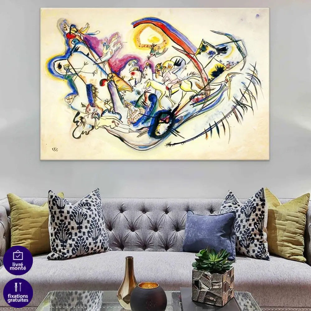 Tableau Kandisky Firebird (1916) - Montableaudeco