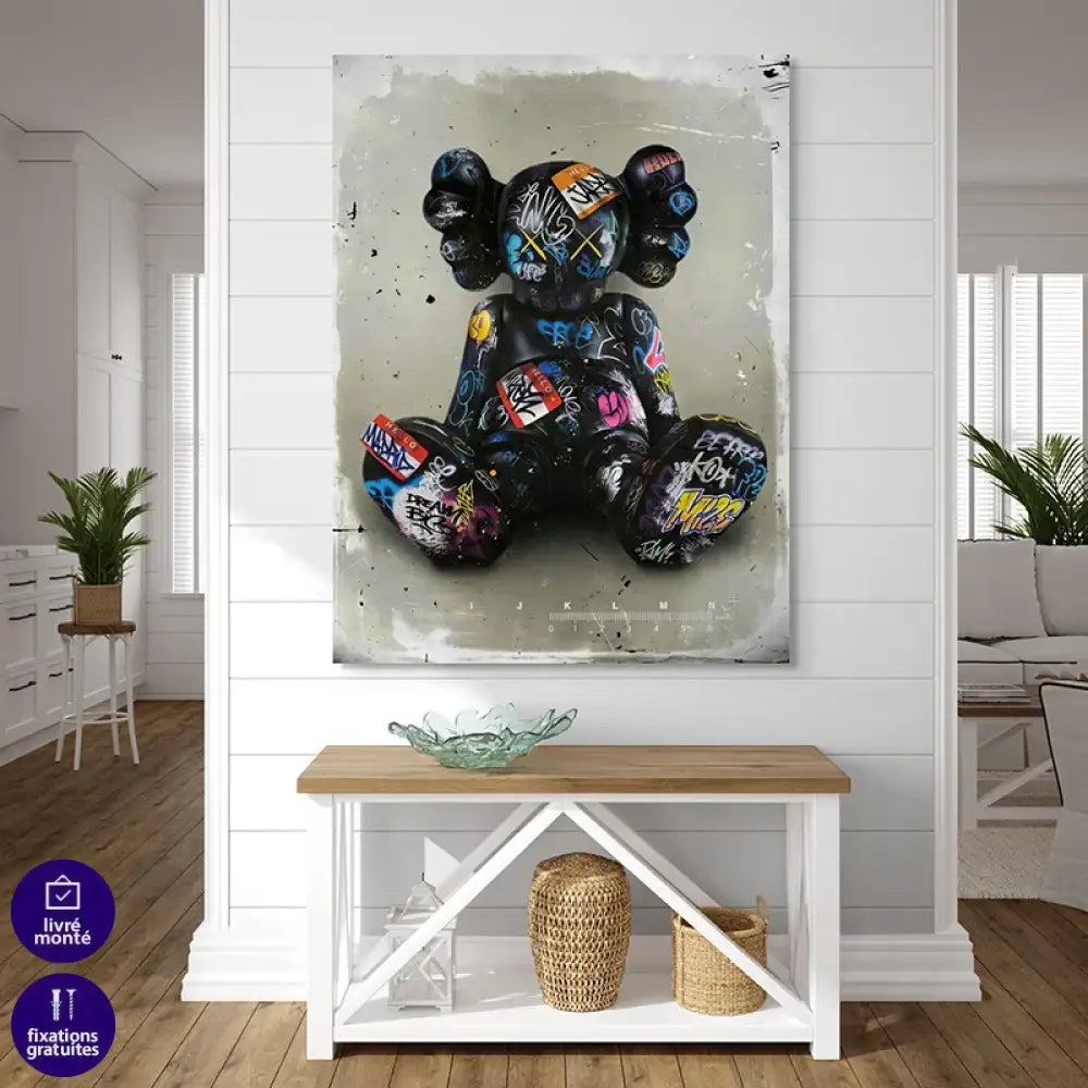 street art moderne couleurs néon pour déco urbaine