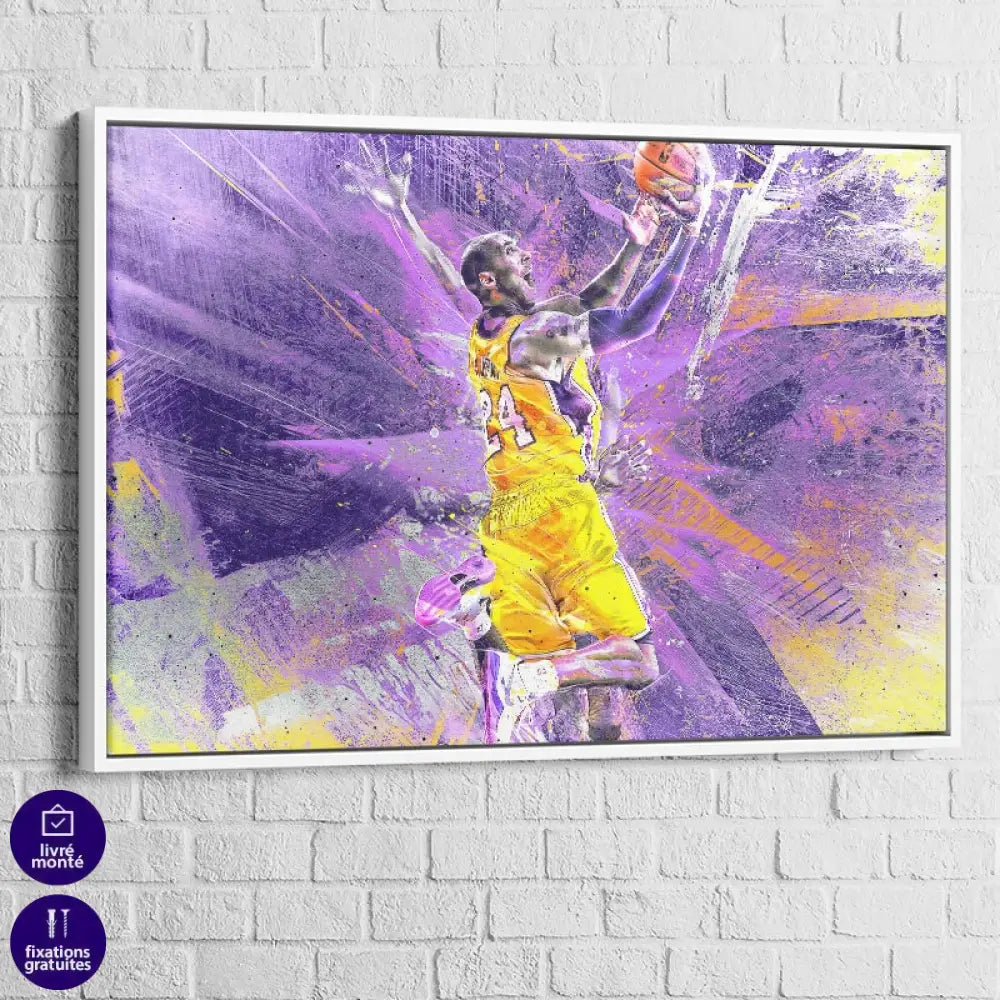 Tableau Kobe Bryant Le Vol du 24 3