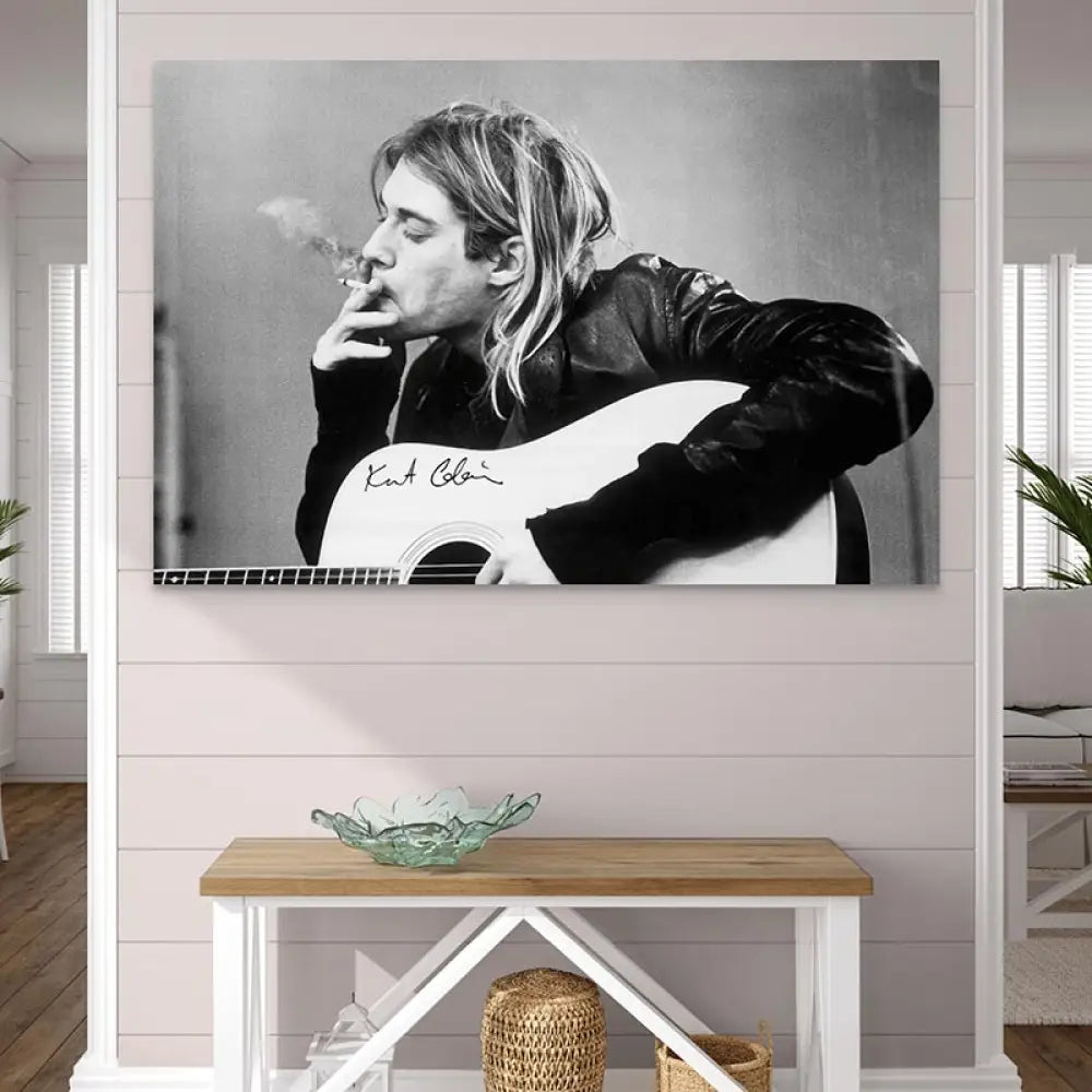 Tableau Kurt Cobain 40x60cm / Affiche sans cadre Tableau Abstrait