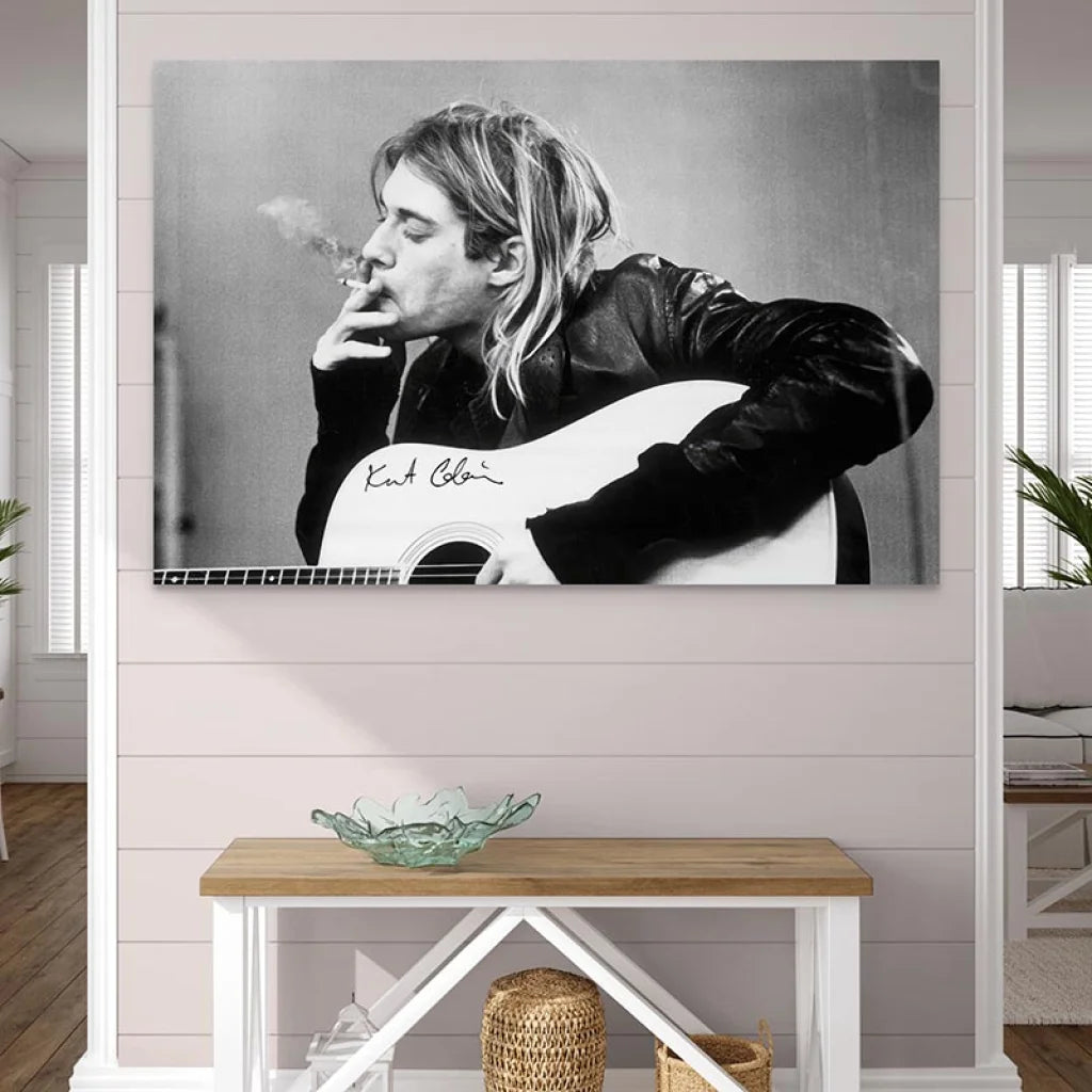 Tableau Kurt Cobain 40x60cm / Affiche sans cadre Tableau Abstrait