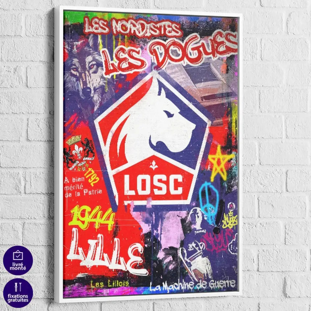 Tableau Lille LOSC FOOTBALL e