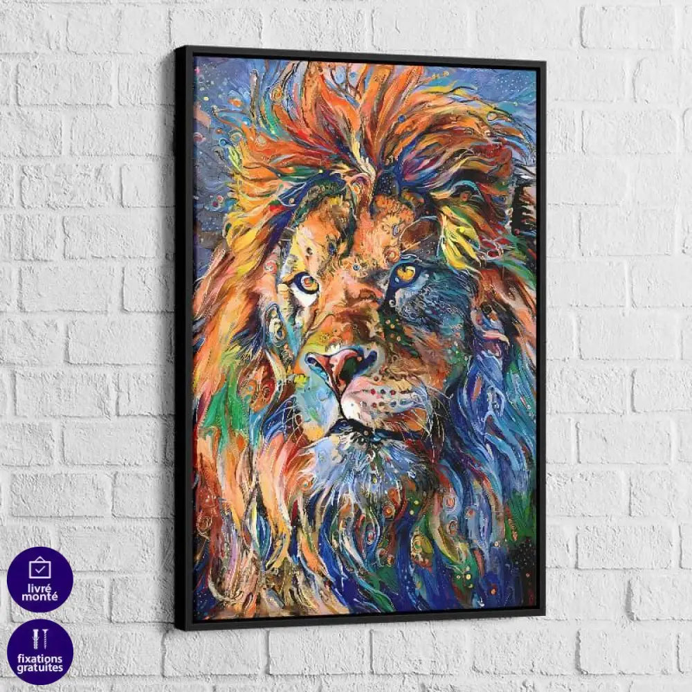 Tableau Lion Le Magnifique - Montableaudeco