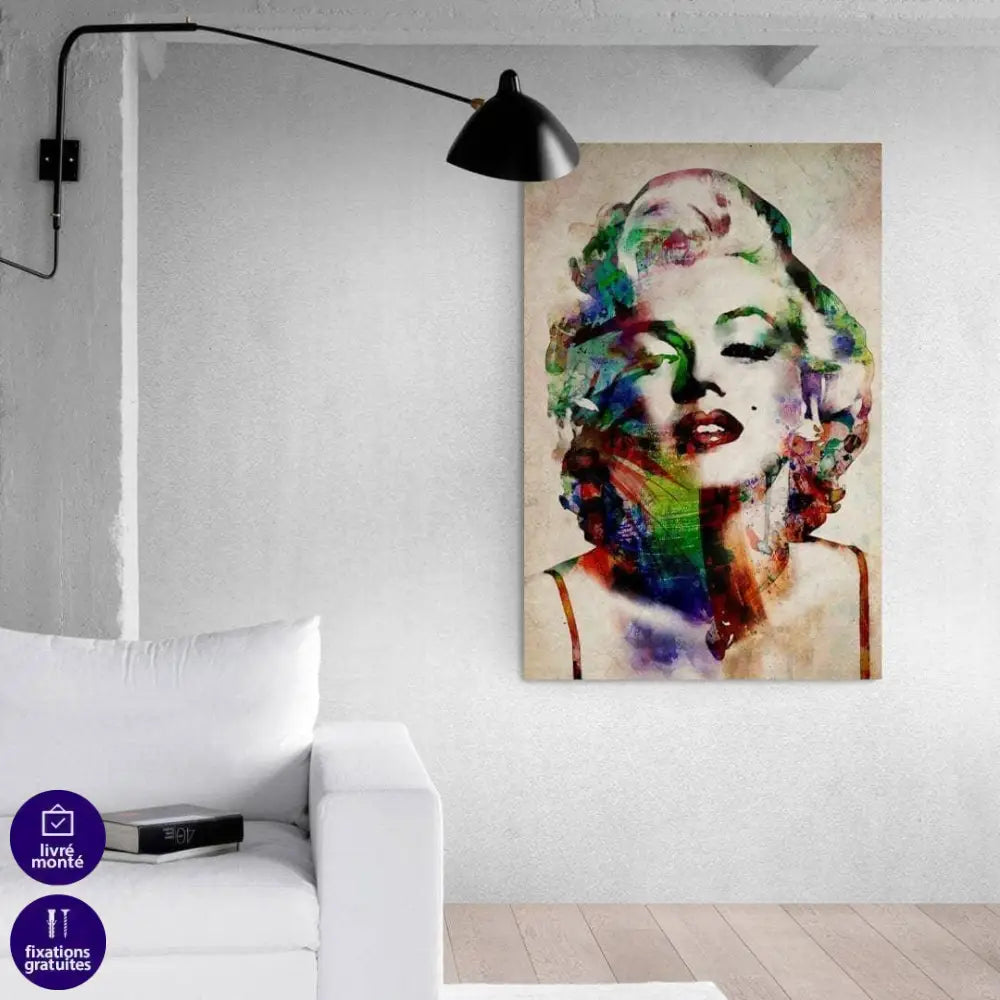 Tableau Marilyn Monroe Super Star - Montableaudeco