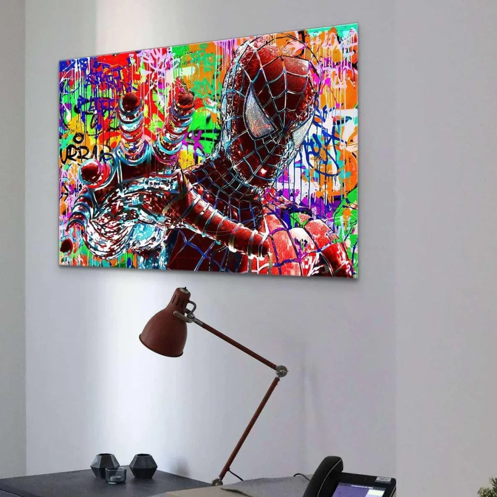 Tableau Marvel Spiderman Tag - Montableaudeco