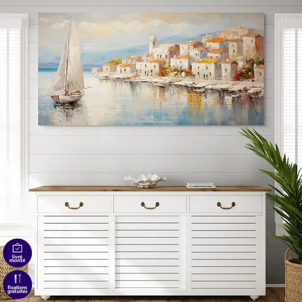 Tableau Mer Matinée en Bord de Mer Tableau Arbre