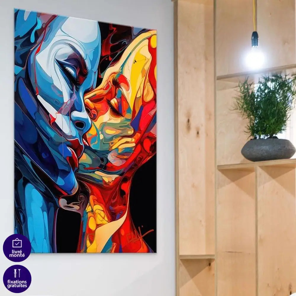 Tableau Moderne Amour de Femme - Montableaudeco