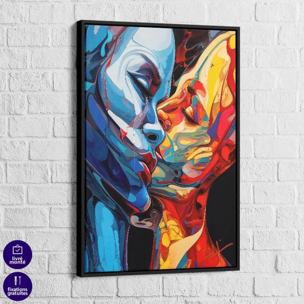 Tableau Moderne Amour de Femme - Montableaudeco