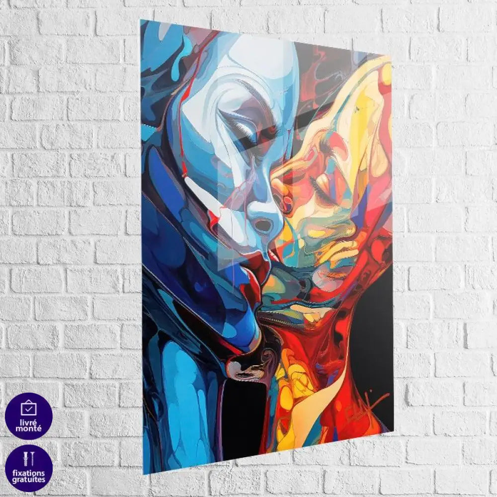 Tableau Moderne Amour de Femme - Montableaudeco