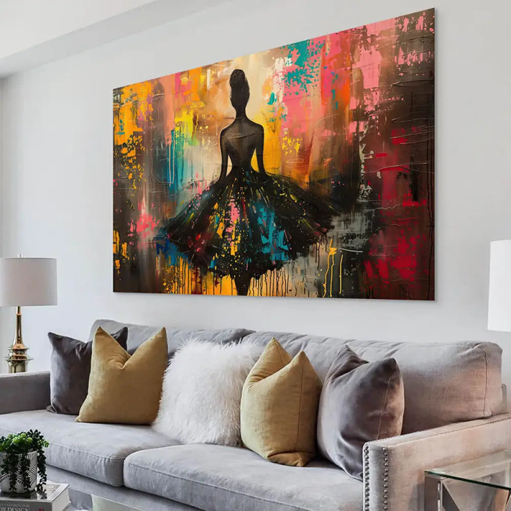 Tableau Moderne Gracieuse Abstraction Tableau moderne