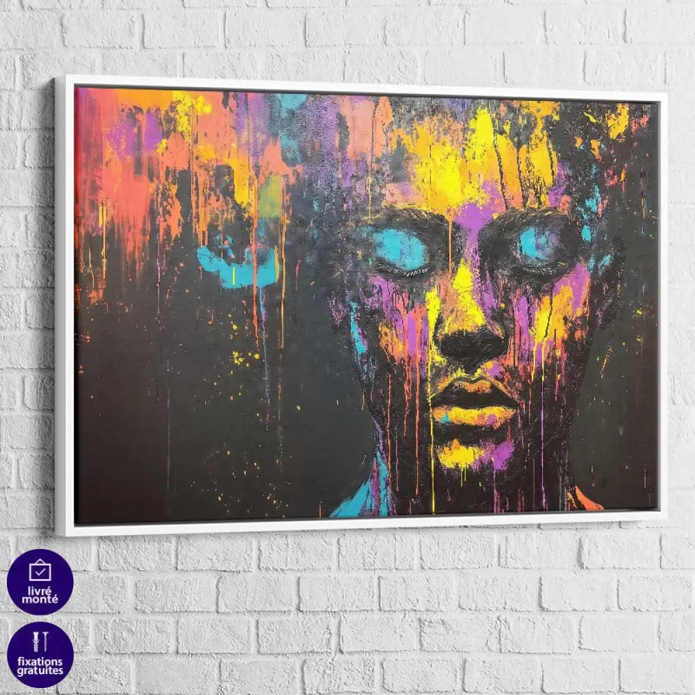 Tableau Moderne Larmes Chromatiques 5