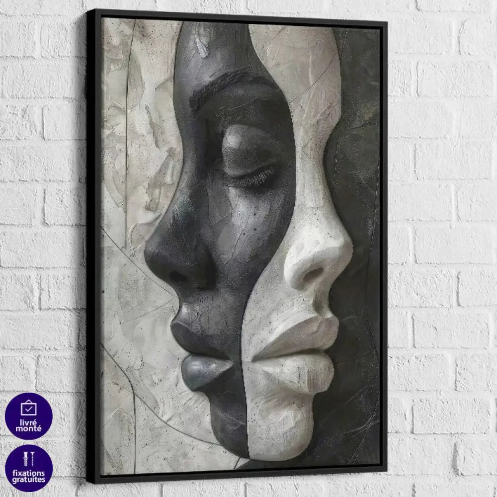 Tableau design L'Art des Contraires finition plexiglas effet brillant