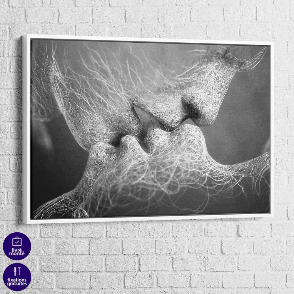Tableau Moderne Le Kiss - Montableaudeco
