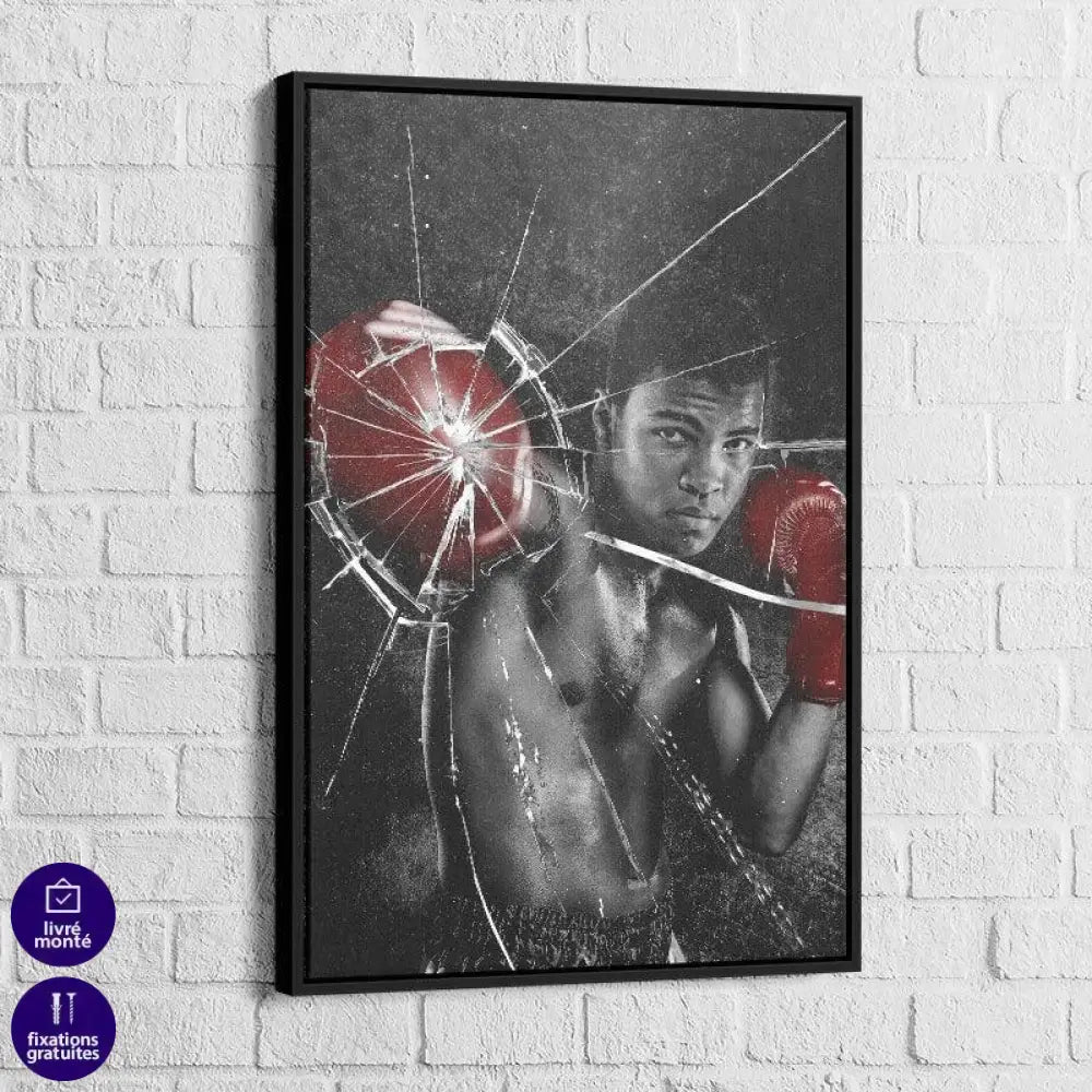 Tableau Mohamed Ali Broken - Montableaudeco