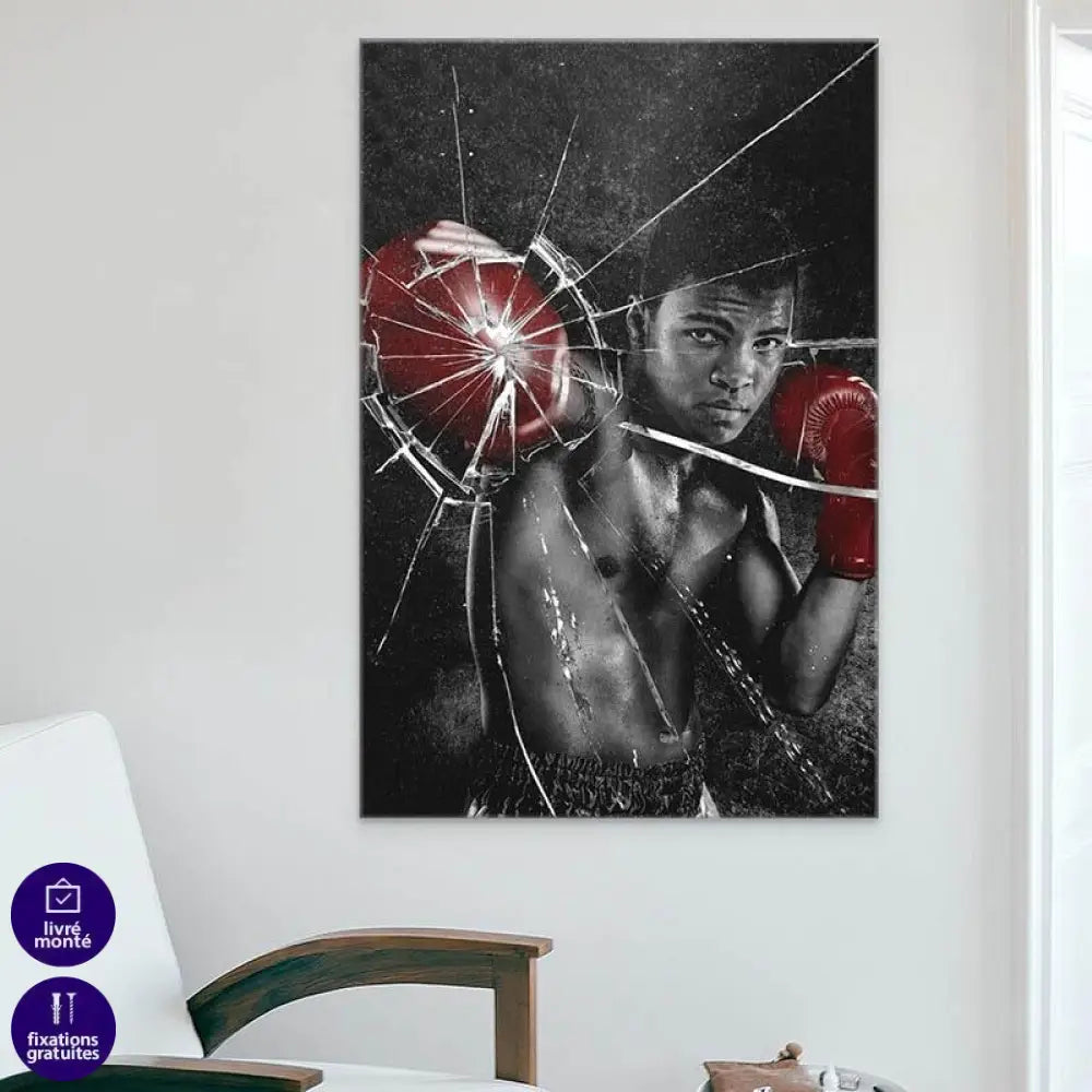 Tableau Mohamed Ali Broken - Montableaudeco