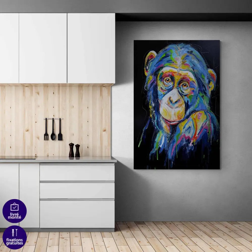 Tableau Mon Jolie Singe - Montableaudeco