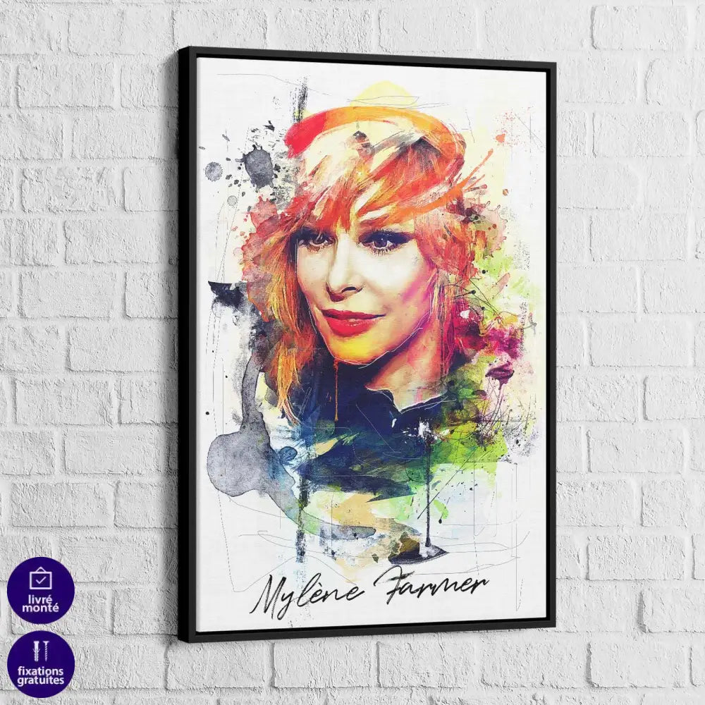 Tableau Mylène Farmer Edition Limitée - Montableaudeco