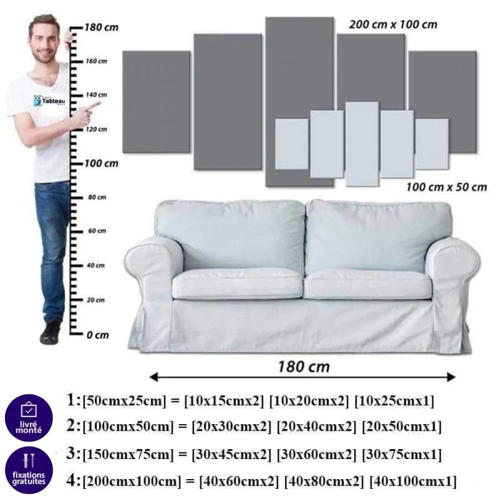 Tableau Mylène Farmer XXL - Montableaudeco