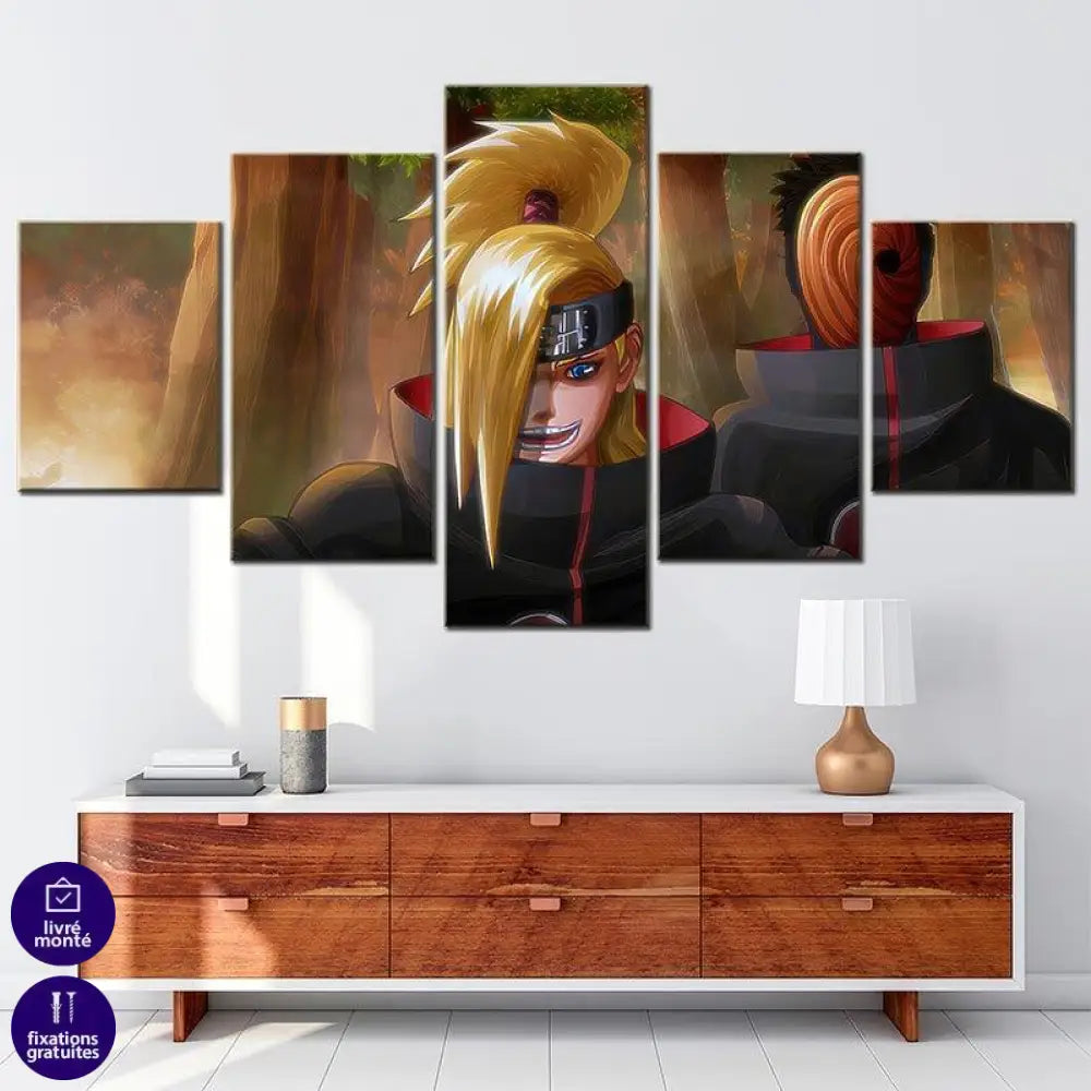 Tableau Naruto | 5 parties | Profitez Des Promos -20% b