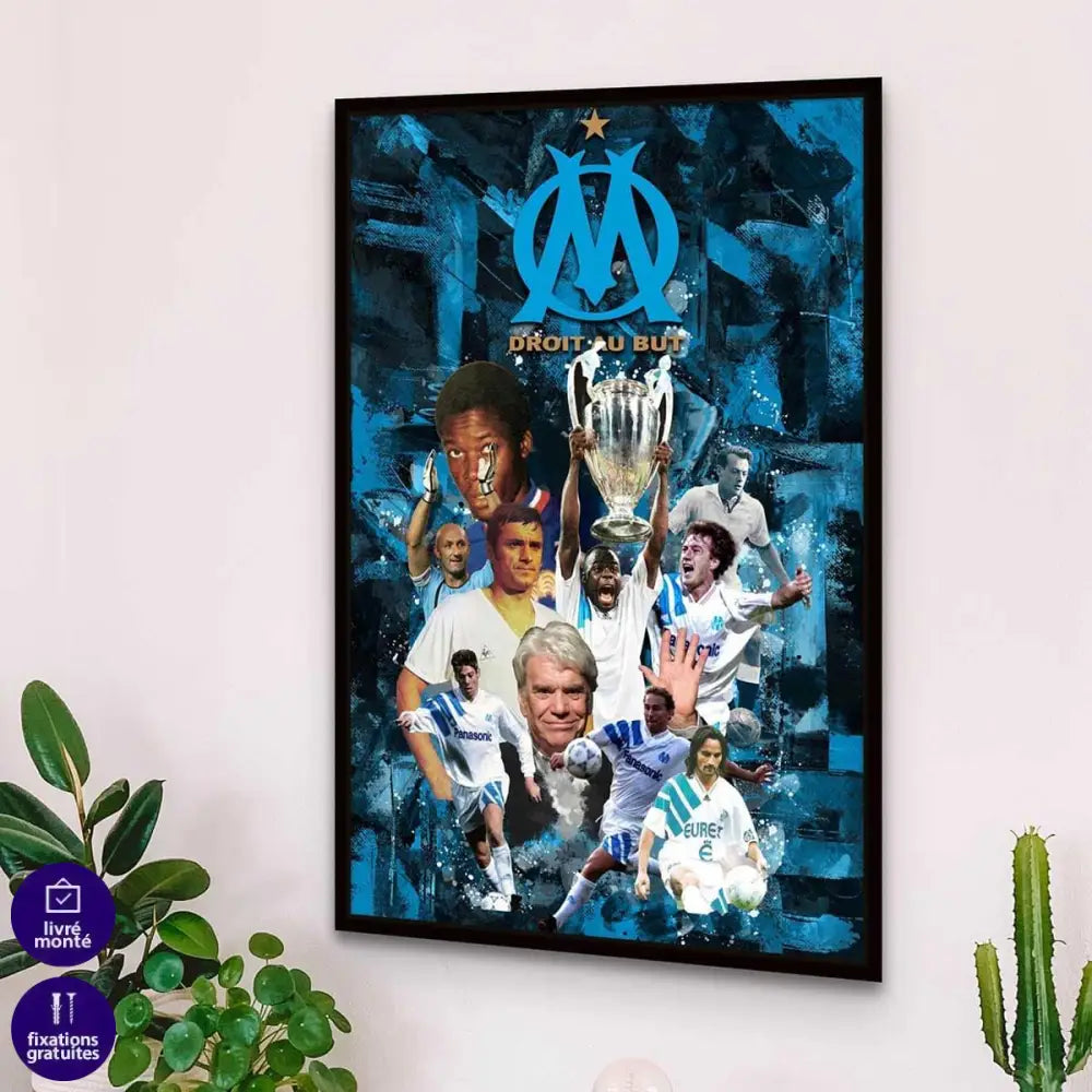 Tableau Olympique de Marseille Légende - Montableaudeco