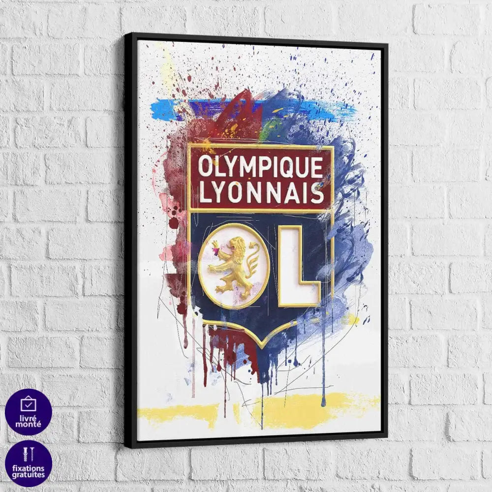 Tableau Olympique Lyonnais - Montableaudeco