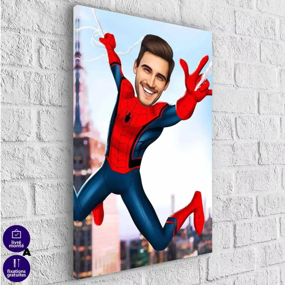 Tableau Personnalisable Super Héros Spiderman - Montableaudeco