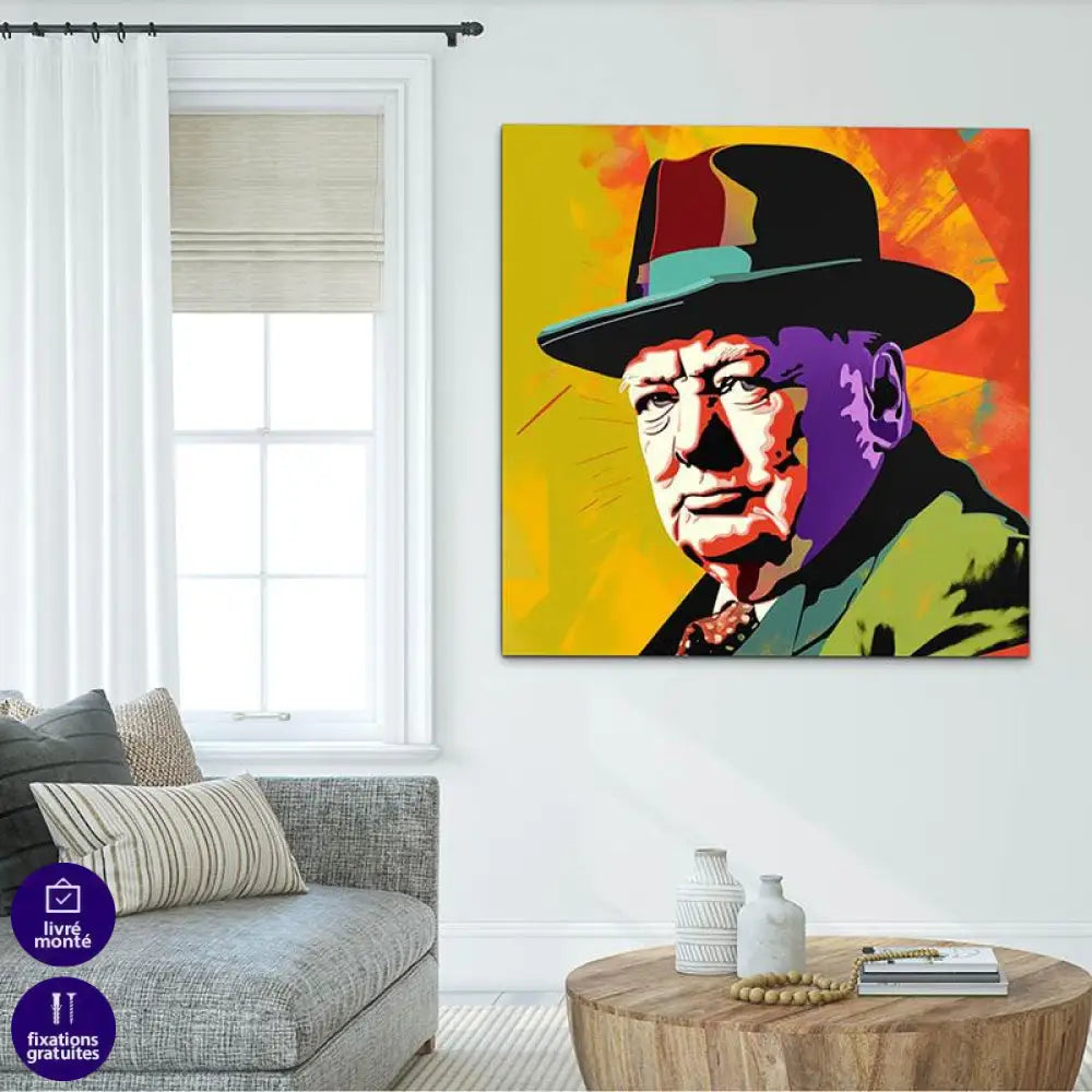 Tableau Pop Art Winston Churchill - Montableaudeco