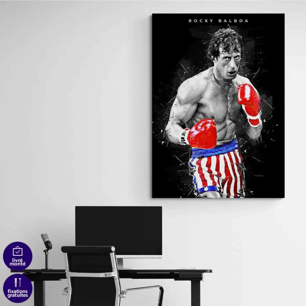 Tableau Rocky Balboa - Montableaudeco