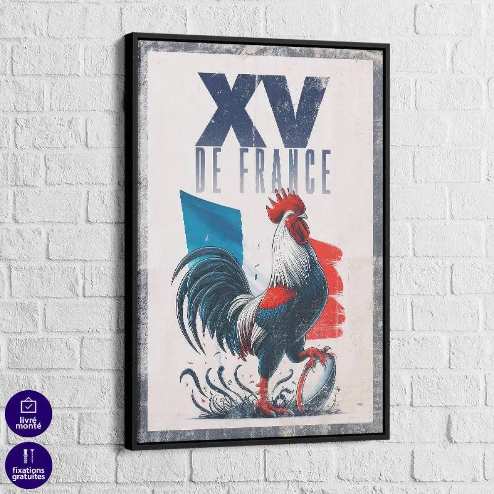 Tableau Rugby Quinze de France - Montableaudeco