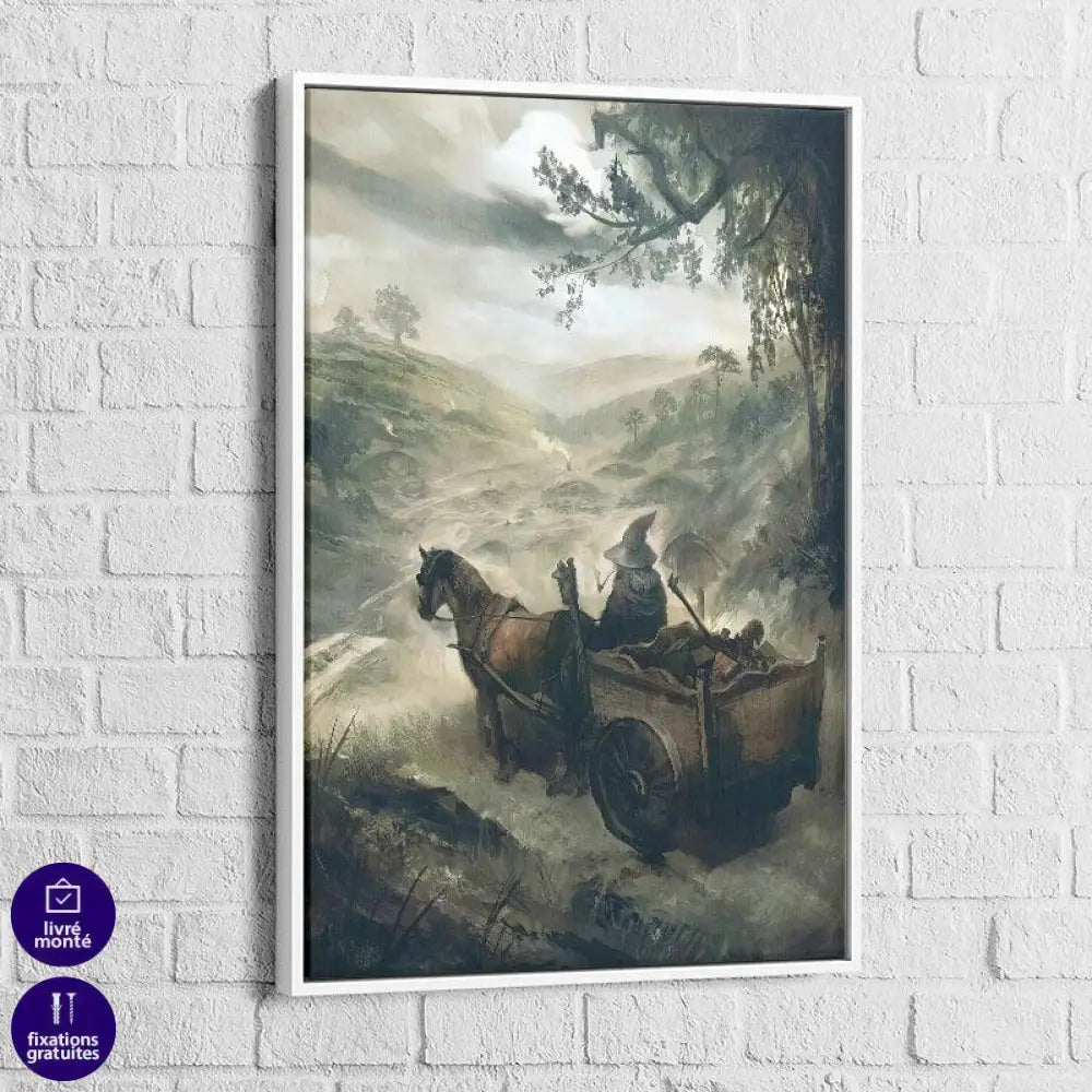 Tableau Seigneur des Anneaux Gandalf - Montableaudeco