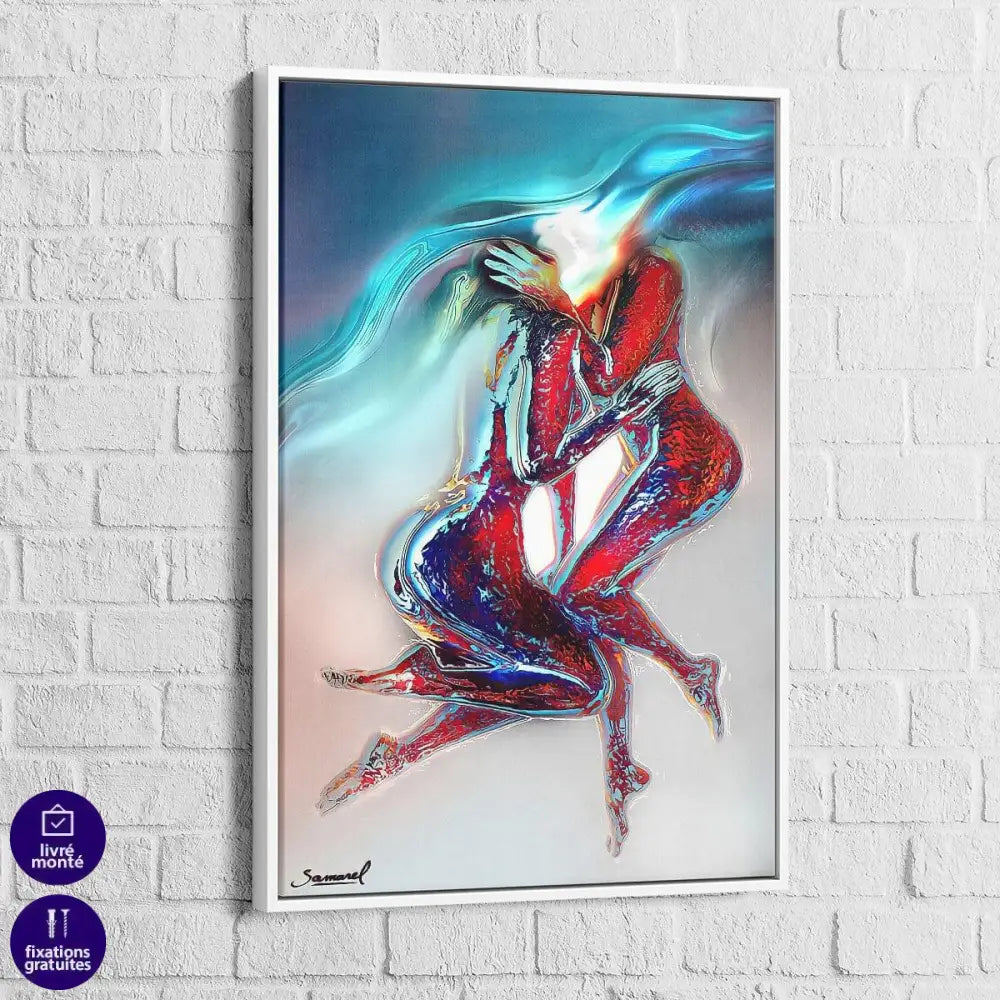 Tableau Sexy Amour sur la plage - Montableaudeco