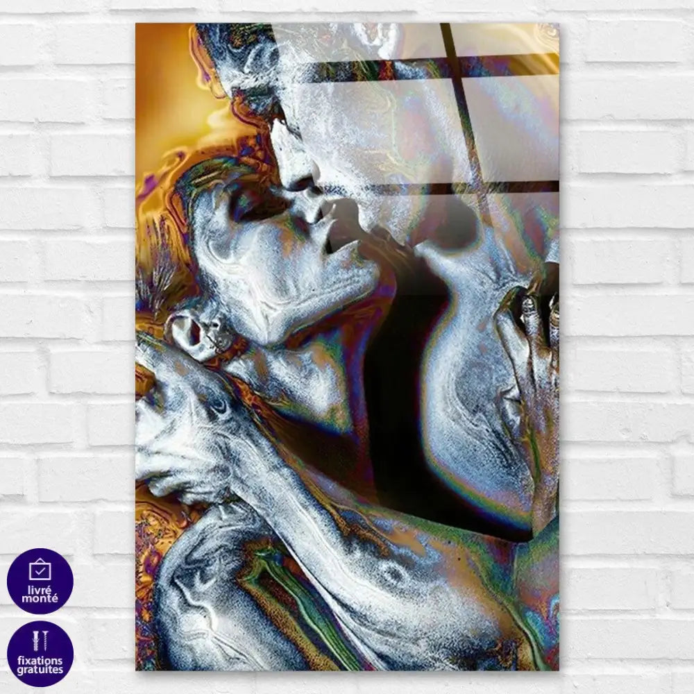 Tableau Sexy Le Baiser d'amour - Montableaudeco