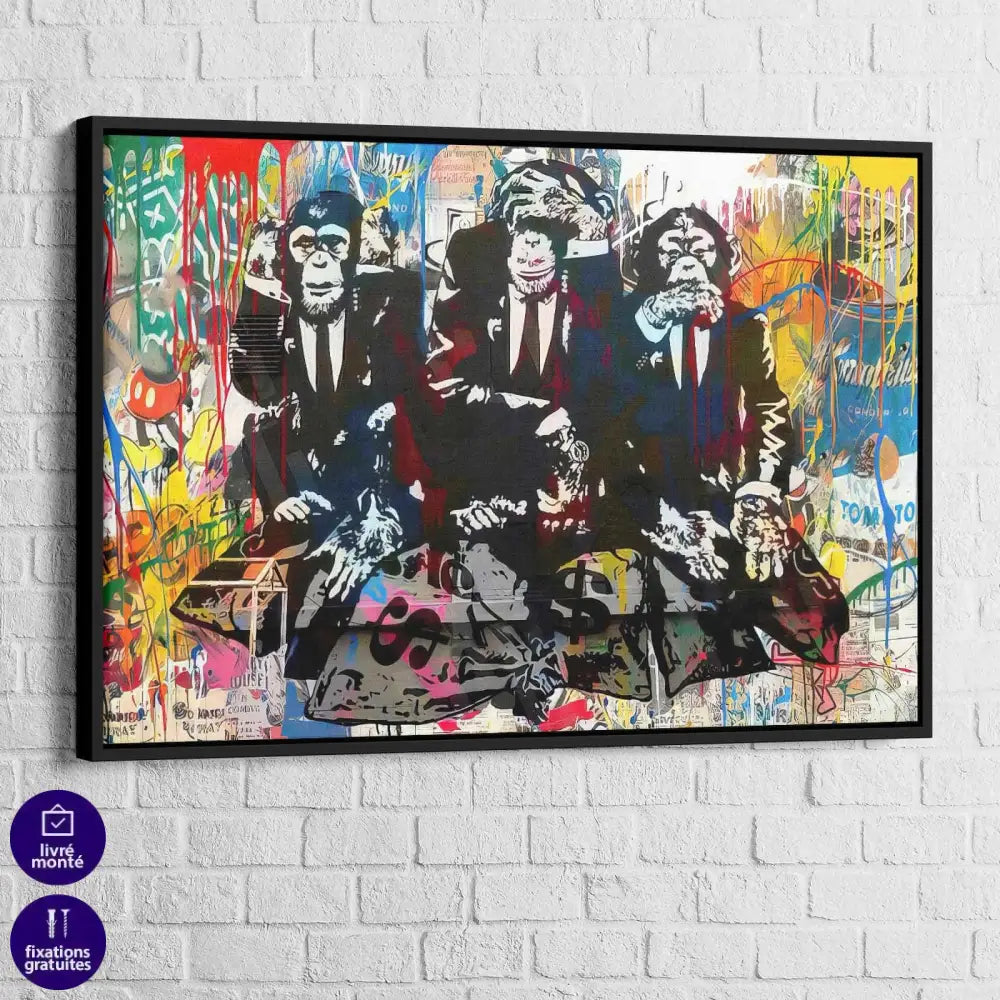 Tableau Singe Pulp - Montableaudeco