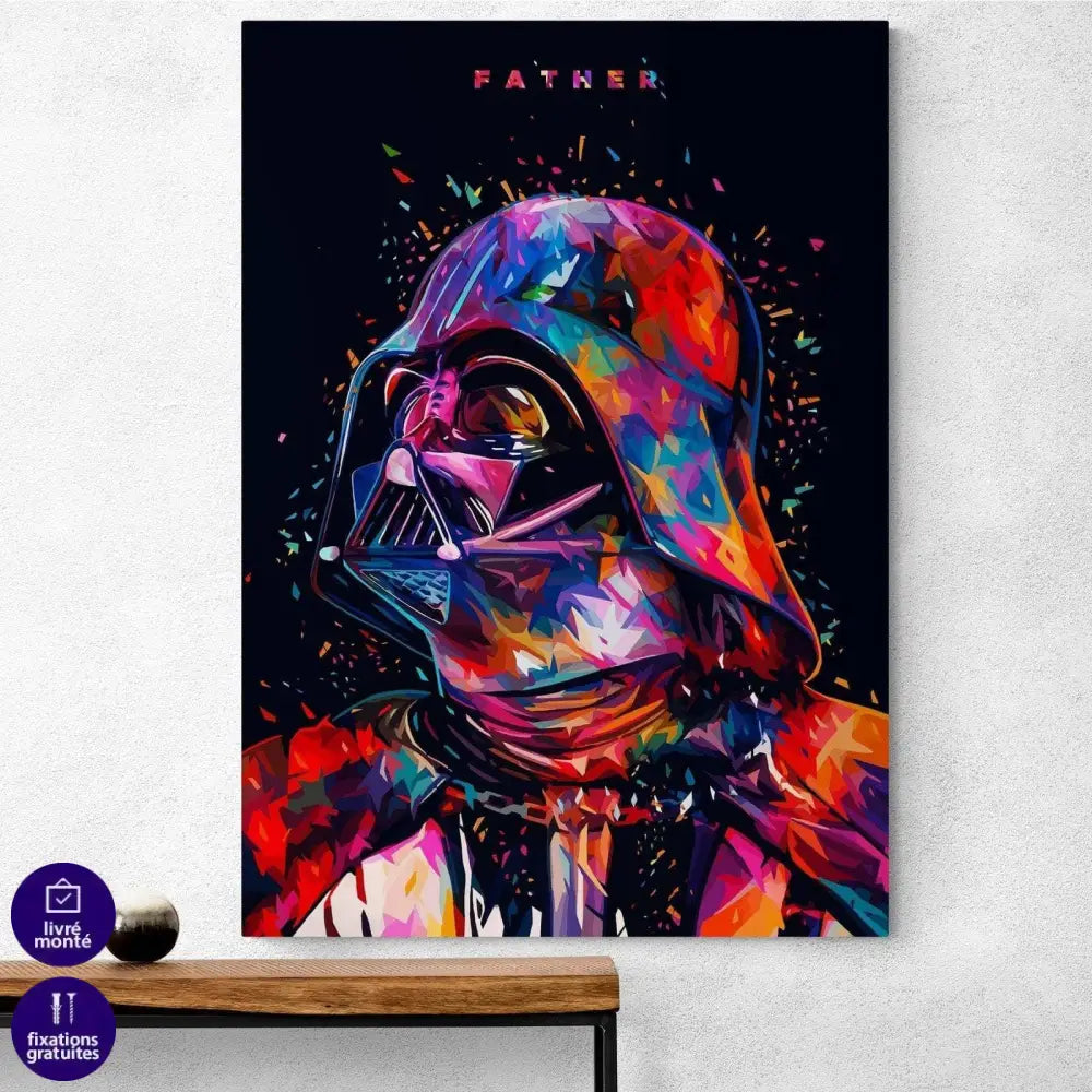 Tableau Star Wars Dark Vador Father - Montableaudeco