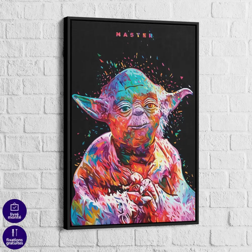 Tableau Star Wars Yoda Master - Montableaudeco