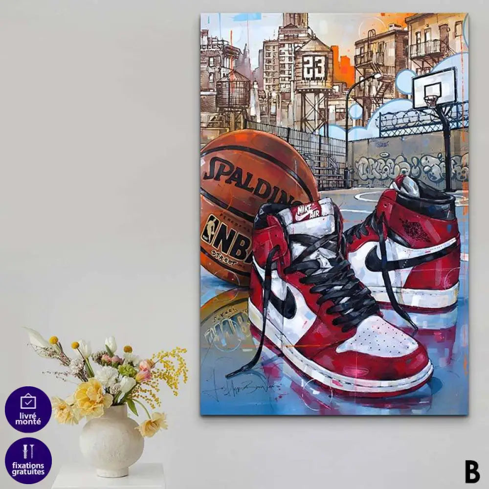 Tableau Street Art Air Basket Collection - Montableaudeco