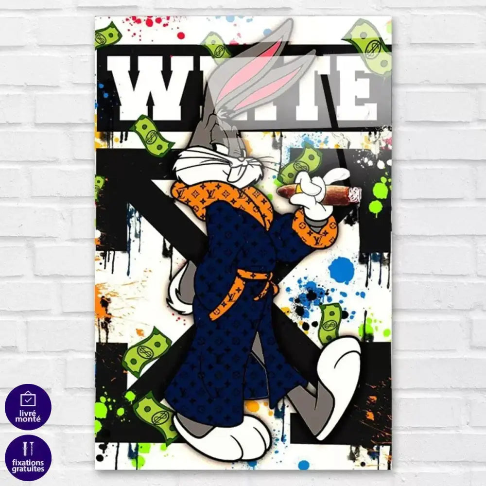 Tableau Street Art Bugs Bunny - Montableaudeco