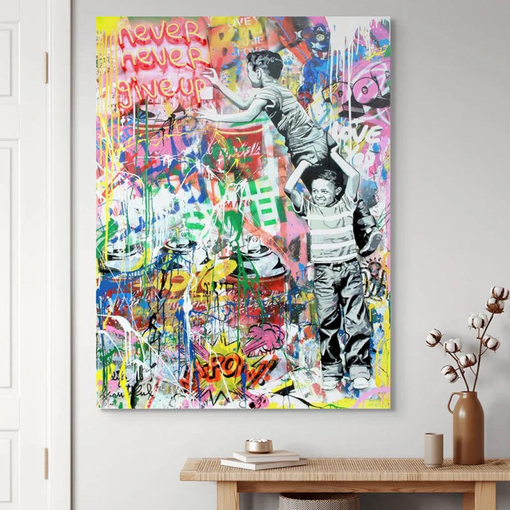 Tableau Street Art Graffiti d’Espoir