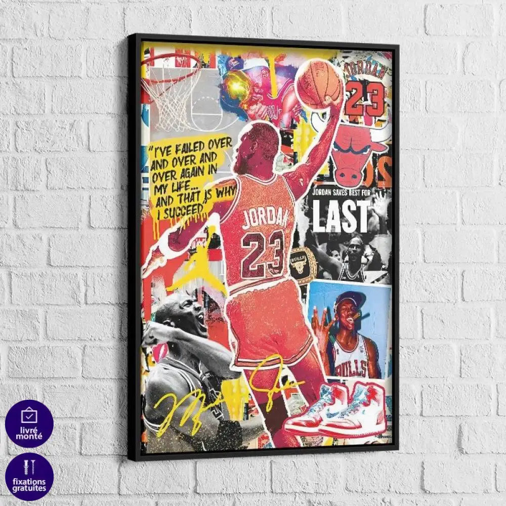 Tableau Street Art Jordan Urban - Montableaudeco