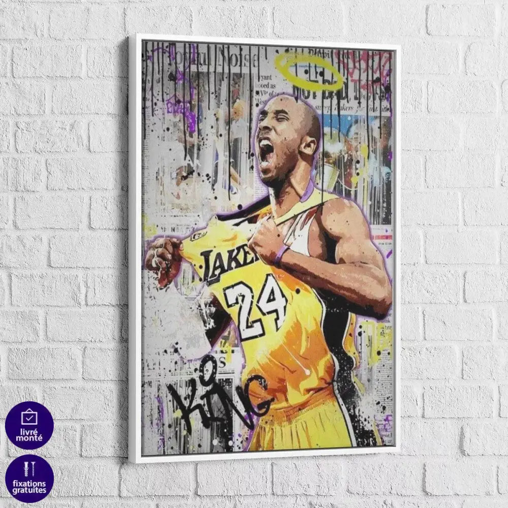 Affiche Street Art Kobe Bryant - Montableaudeco