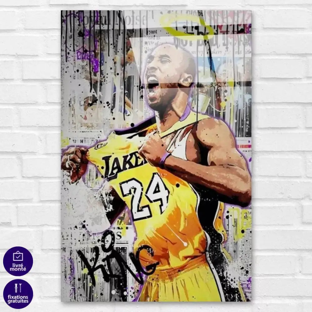 Street Art Kobe Bryant - Montableaudeco