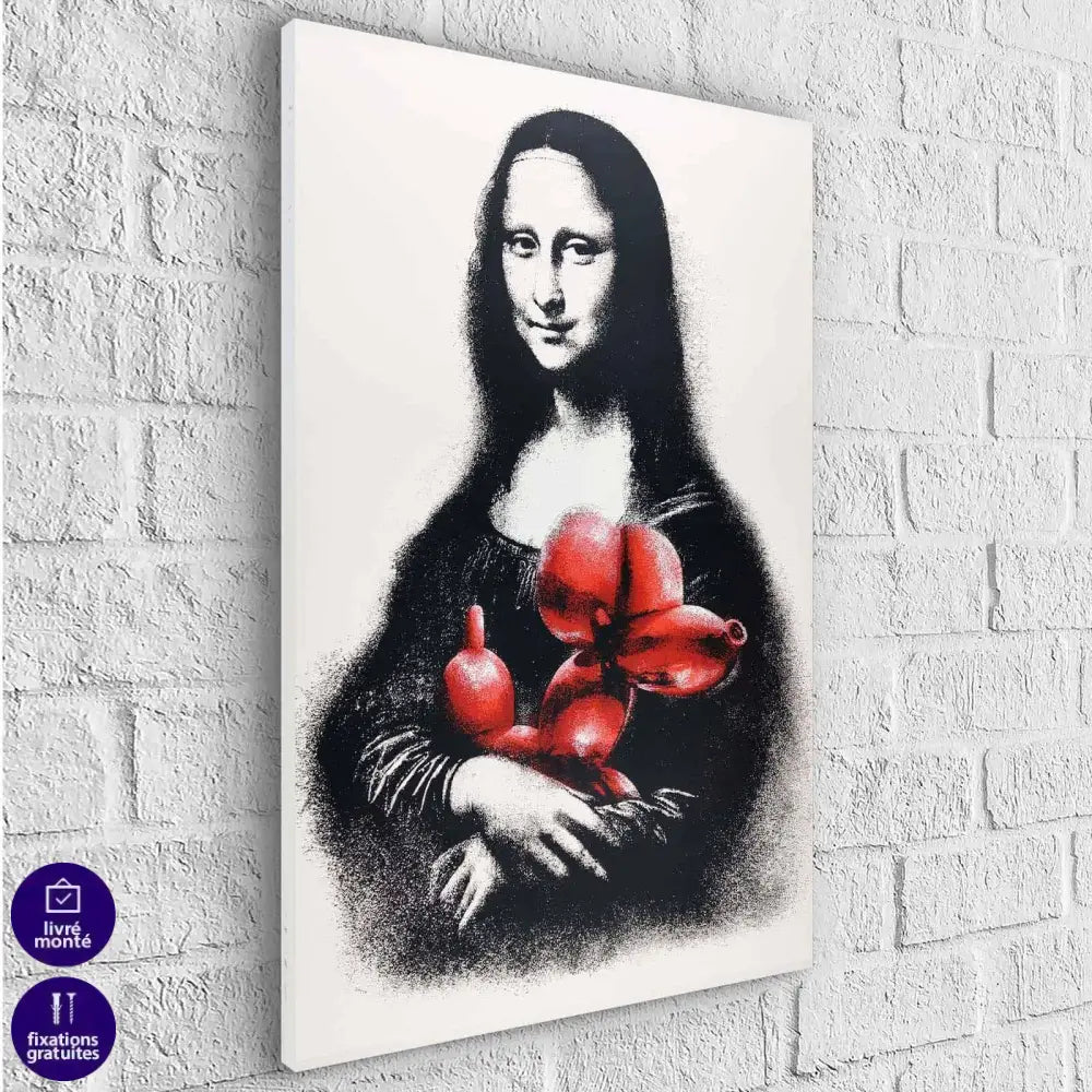 Tableau Street Art La Joconde Supreme - Montableaudeco