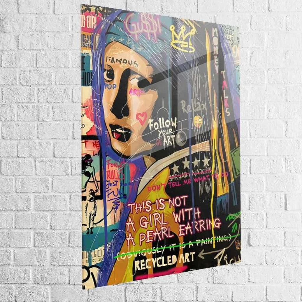 Tableau Street Art Mosaïque Pop Culture 40x60cm / Plexiglas Tableau Street art