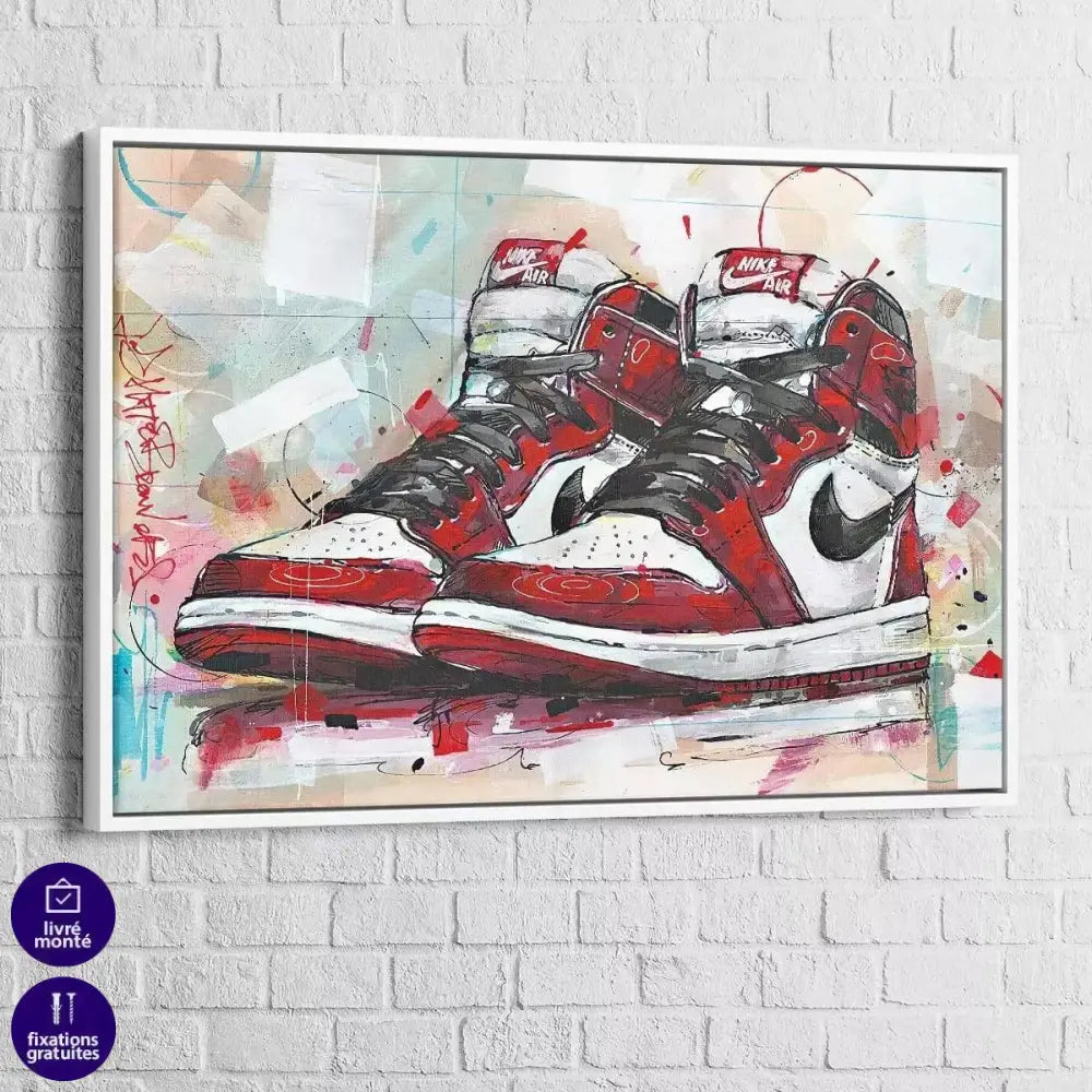 Tableau Street Art Nike Urbain - Montableaudeco