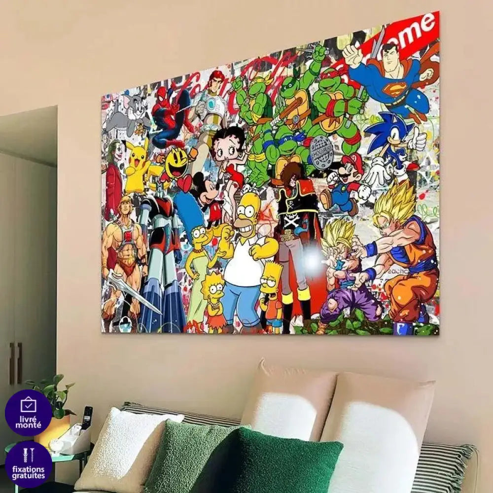 Tableau Street Art Pop Culture 2 - Montableaudeco